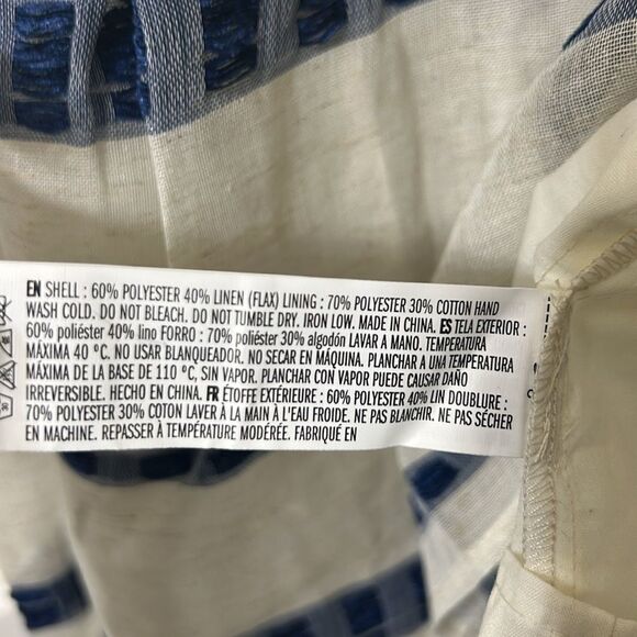 English Factory Girls Kids Stripe Linen Blend  Girls Dress(Size 13/14) - Picture 6 of 7